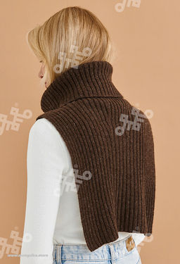 Воротник из 100% монгольской шерсти (арт. 05128) - Тод оймс ххк фото 6