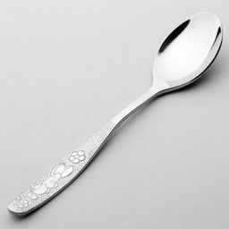 Цена за 6 шт. Ложка чайная «Непоседа», толщина 2 мм, цвет серебряный