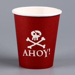 Цена за 10 шт. Стакан бумажный Пираты, 250 мл