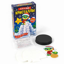 Набор для опытов Новогодние кристаллы, со змеей - Эврики фото 5