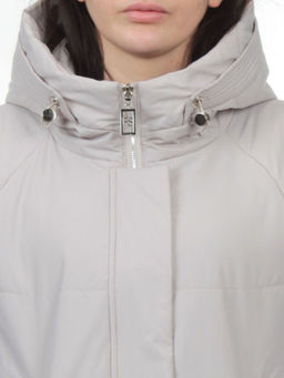 902 GRAY Куртка демисезонная женская (100 гр. холлофайбер)