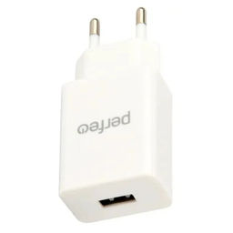 Зарядное устройство сетевое Perfeo (I4665) 1А, USB, белое