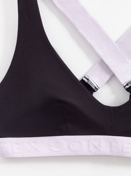 CONTE FLEXIBLE LBE 2236.1 Бюстье женское black-lavender - Conte elegant фото 6