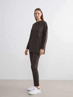 Bisiklet Yaka Kad?n Sweatshirt Tunik