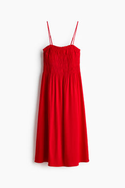 Smocked strappy dress - H&m фото 4