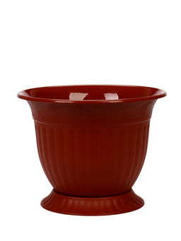 Горшок для цветов с поддоном 7 л "Венеция", коричневый
