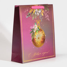 Пакет ламинированный вертикальный Нежность, M 26 30 9 см - Дарите счастье фото 2