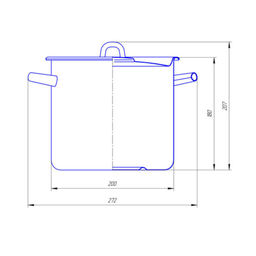 ЭМ_Кастрюля 5,5л цилин. ДЕКОР арт С1617.38 СибТ/ОБКЛ