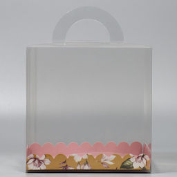 Цена за 5 шт. Коробка кондитерская, сундук, упаковка, With love, 20×20×20 см