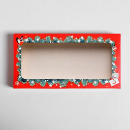 Цена за 5 шт. Коробка для шоколада новогодняя «Письмо от Дедушки Мороза», с окном, 17×8.5×1.5 см