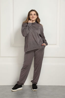 Свитшот AMORI 6345 баклажановый