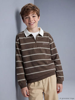 Polo Yaka ?izgili Erkek ?ocuk Ti??rt