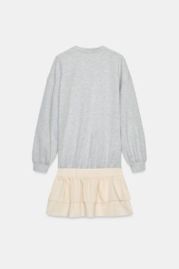 SHORT DRESS WITH CONTRAST RUFFLES - Zara фото 7