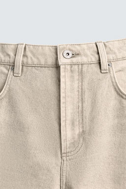 WASHED PRINT STRAIGHT-LEG JEANS - Zara фото 9
