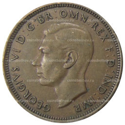 1/2 пенни 1938 года Австралия