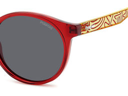 Солнцезащитные очки Polaroid Kids PLD 8061/S Красный, детские  фото 4