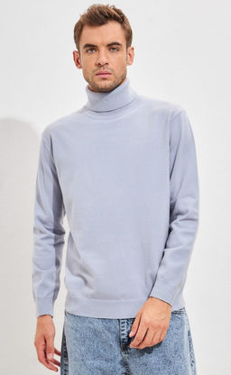 Водолазка мужская F321-15318 голубая - Fine joyce фото 2