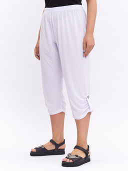 Бриджи из холодного трикотажа BR02207WHT02
