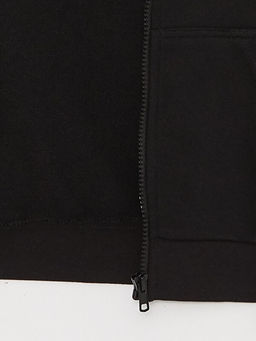 Kap??onlu Basic Erkek ?ocuk Fermuarl? Yelek