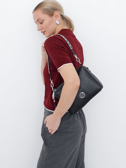 Сумка 0829CH black Polina&Eiterou