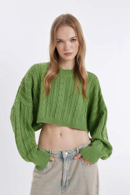Coool Regular Fit Bisiklet Yaka Triko Kazak - Defacto фото 5