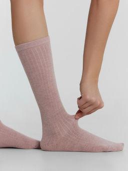 Цена за 5 пар! Носки женские розовые