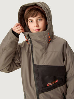 Костюм 7з2726 серый песок/черный