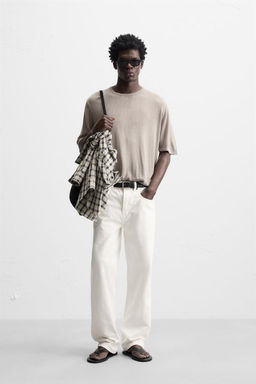 FLOWING KNIT T-SHIRT