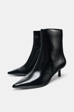 KITTEN HEEL ANKLE BOOTS - Zara фото 11