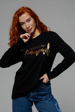 8513 Футболка с длинным рукавом женская