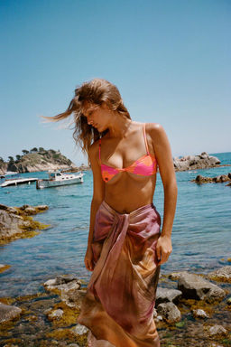 PRINTED BIKINI TOP - Zara фото 2