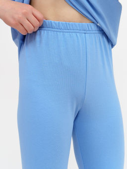 949Д Костюм с леггинсами "Голубой"