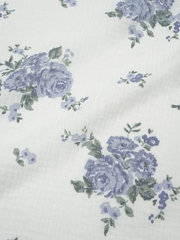 Муслин двухслойный с эф.жатости Марета цв.белый, ш.1.35м, хл-100%, 120гр/м.кв