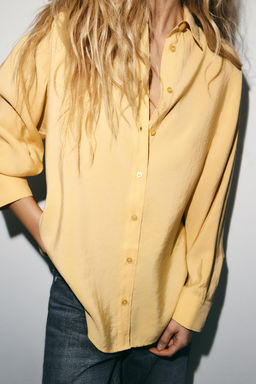 OVERSIZE FLOWING SHIRT - Zara фото 10