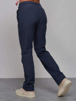 Брюки спортивные софтшелл MTFORCE женские синего цвета 2410S  фото 12