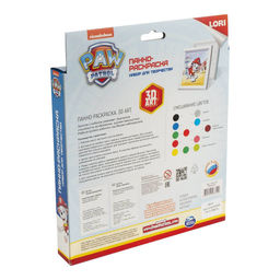 Набор для творчества LORI Панно-раскраска Щенячий патруль Маршалл 3D Art.