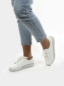 05-PDXL135-1 WHITE Кеды белые (натуральная кожа)