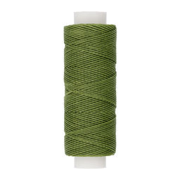 Промысел Нитки вощёные кручёные (полиэстер) LC-005 для кожи 0.45 мм 40 м № 011 зелёный