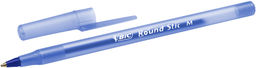 Ручка шарик. Bic ROUND STIC синий 1 мм синий кругл. корп. Матовое