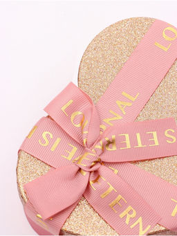 Набор подарочных коробок 3 в 1 сердца, розовый - золотой, 22?20?9; 18.5?17?7.5; 16?14?6 см