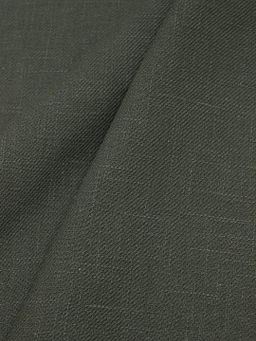 Конопля с хлопком-диагональ цв.Болотно-серый хаки, ш.1.4м, конопля-80%, хлопок-20%, 246гр/м.кв - Купава фото 4