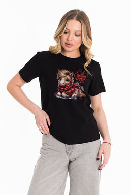 Футболка М325427Па черный - Елена фото 2