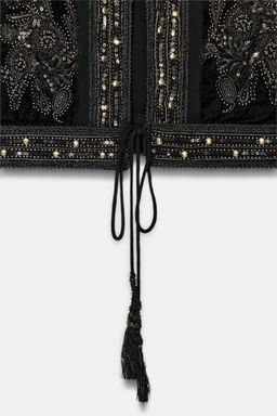 ZW COLLECTION LIMITED EDITION EMBROIDERED CROPPED JACKET - Zara фото 5