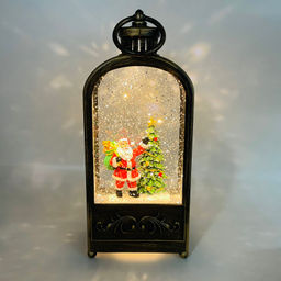 Новогодний декор Фонарь стекло - 23 см (арт. 23014A/23014B/23014D) в ассортименте - Ип лебедев о.ю фото 7