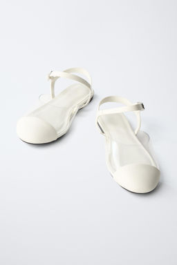 VINYL SLINGBACK SHOES - Zara фото 3