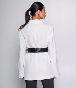 Пиджак #КТ9708, белый