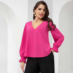 Блуза Принцесса из замка (яркая роза) - Charutti фото 6