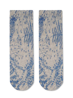 Цена за 2 пары. Носки Классические CONTE Носки с принтом FANTASY из смесовой пряжи с хлопком и льном бежевый - Conte elegant фото 14