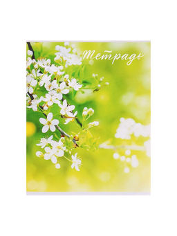 Набор тетрадей 48 листов в клетку, Calligrata «Цветы», 5 штук