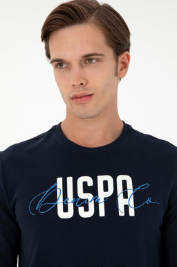 Мужской темно-синий свитшот - U.s. polo assn фото 2